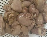 鶏レバーの甘辛煮作り方2写真