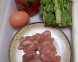 菜の花入り親子丼作り方1写真