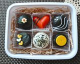 キャラ弁バレンタイン！チョコBOX弁当作り方4写真