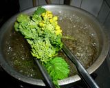 菜の花の辛子和え　京都カフェ作り方2写真