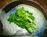 菜の花の辛子和え　京都カフェ作り方6写真