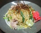 岩槻ねぎの塩焼きそば作り方11写真