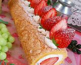 さつま芋クリームdeロールケーキ♡簡単♡作り方13写真