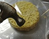 袋ラーメン１個で家族みんなの漬物スープ作り方1写真