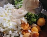 キャベツと卵の定番茹でサラダ作り方13写真