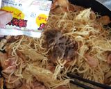 豚キムチ焼そば作り方2写真