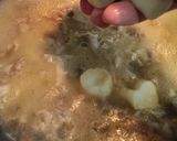 調味料は3・2・1…セリと麩のすき煮風丼作り方3写真