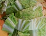 白菜となめたけの和え物作り方1写真