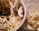 れんこんともりもりキノコのソース炒め作り方1写真