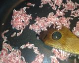 簡単麺つゆでトロトロ大根とひき肉の甘辛煮作り方1写真