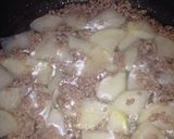 簡単麺つゆでトロトロ大根とひき肉の甘辛煮作り方2写真