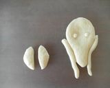 名画に挑戦！ムンクの叫びパン♪作り方4写真