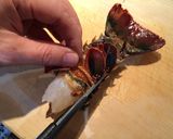 伊勢エビの刺身作り方4写真
