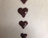 簡単✳︎綺麗なバレンタインチョコ飾り2作り方4写真