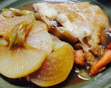 野菜と一緒に！簡単！魚の煮付け作り方9写真