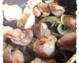 鶏としいたけの照り焼き風丼作り方3写真