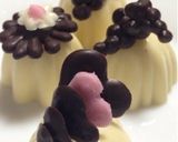 簡単✳︎綺麗なバレンタインチョコ✳︎白作り方10写真