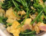 豆苗とベーコンでうまうま♡バター炒め作り方5写真