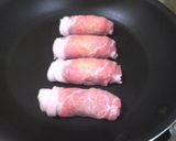 肉巻きin梅&チーズ♪照り焼き作り方5写真