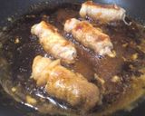 肉巻きin梅&チーズ♪照り焼き作り方8写真