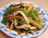 山くらげと豚肉の炒め物作り方5写真