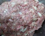 ヘルシーで豪華レンコンの鶏ひき肉はさみ蒸作り方3写真