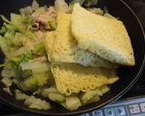 焼き豚卵飯風やきそば作り方2写真