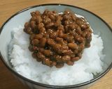 ΘωΘのりワサビ納豆ごはん作り方2写真