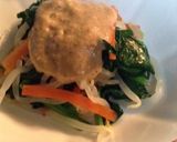 レンジで簡単。野菜の胡麻和え。作り方2写真