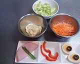 サラダバーでの盛付け方＠キスブサ・宮田作り方1写真