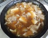 超簡単！しょうが風味のあんか け肉豆腐作り方2写真