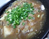 超簡単！しょうが風味のあんか け肉豆腐作り方3写真