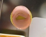 お弁当のおかずにお花みたいなハムエッグ！作り方3写真