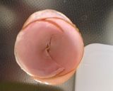 お弁当のおかずにお花みたいなハムエッグ！作り方4写真