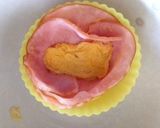 お弁当のおかずにお花みたいなハムエッグ！作り方6写真