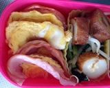お弁当のおかずにお花みたいなハムエッグ！作り方7写真