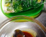 ビニール袋で簡単！セロリの葉わさポン和え作り方3写真