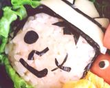 ワンピース♪ゾロ★キャラ弁作り方2写真