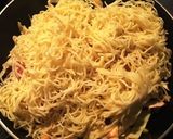 キノコと豚の信州味噌焼きそば作り方3写真