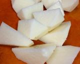 ほっこり山芋と鶏挽肉のそぼろ煮‼︎作り方3写真