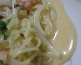 南濃みかん風味♪焼そばdeカルボナ～ラ♪作り方6写真