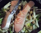 鮭&白菜しめじ蒸し♪作り方2写真