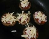 しいたけピザ作り方3写真