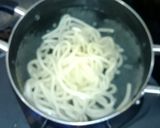 お野菜たっぷり温玉うどん作り方3写真