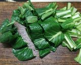 油は使わない☆レンジ鶏胸のマヨ小松菜添え作り方2写真