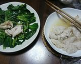 油は使わない☆レンジ鶏胸のマヨ小松菜添え作り方5写真