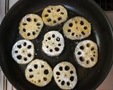 簡単時短deあと一品！カリっ蓮根ステーキ作り方6写真