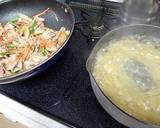 豚肉とごぼうの香味ソースパスタ作り方5写真