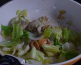 ほたてとキャベツの和風パスタ作り方2写真