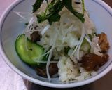 牛丼みたいな♪牛すじと胡瓜の混ぜご飯作り方9写真